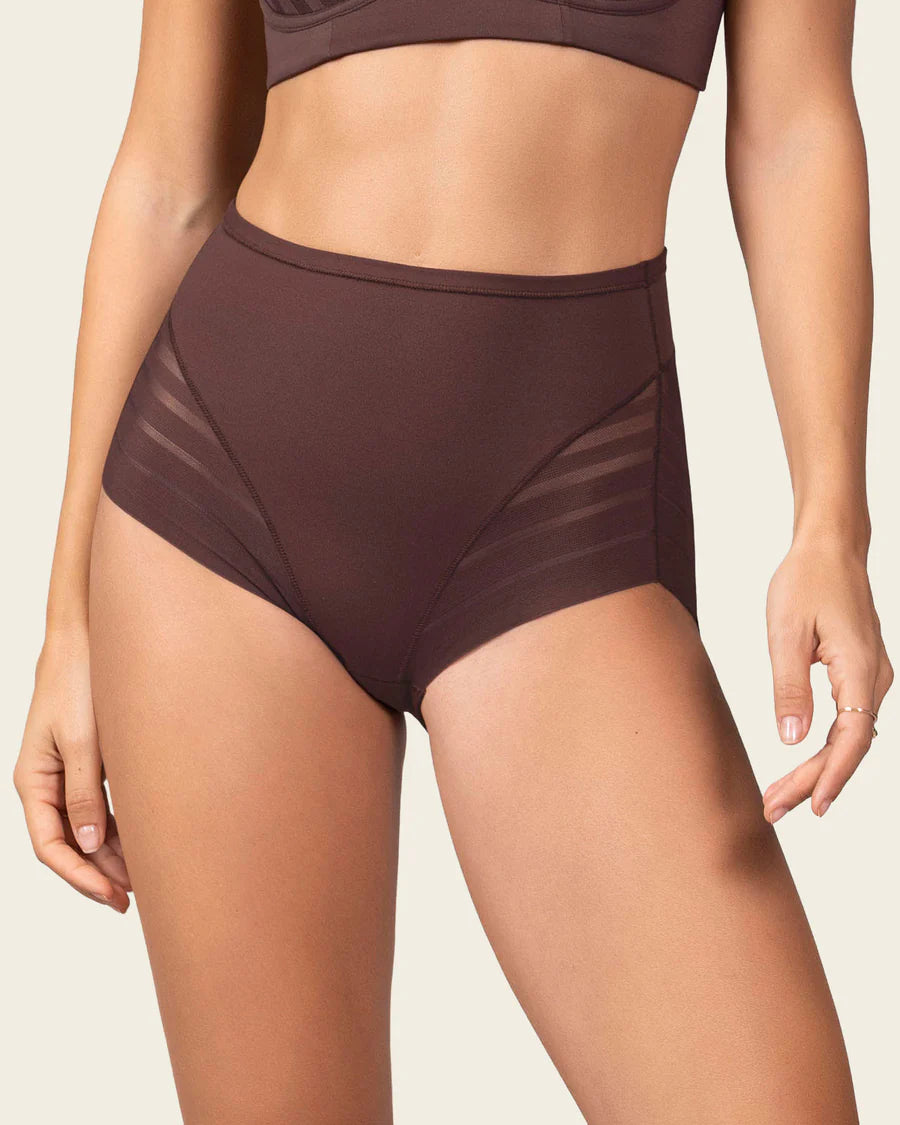 Leonisa Lace Stripe Undetectable Classic Shaper Panty