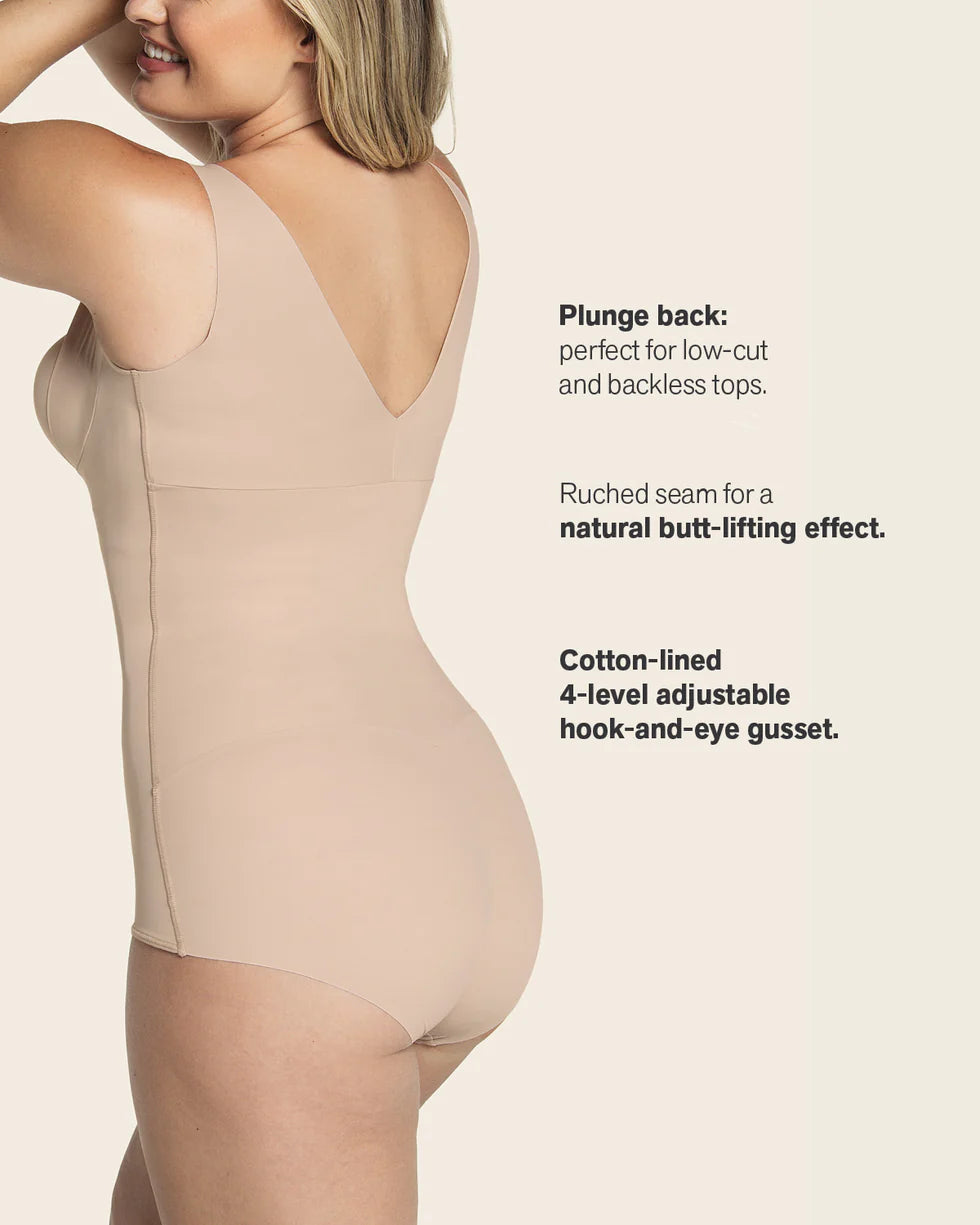 Leonisa Plunge Back Classic Sculpting Body Shaper