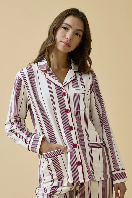 KIP Luxe Stretch Cotton Pajama Set