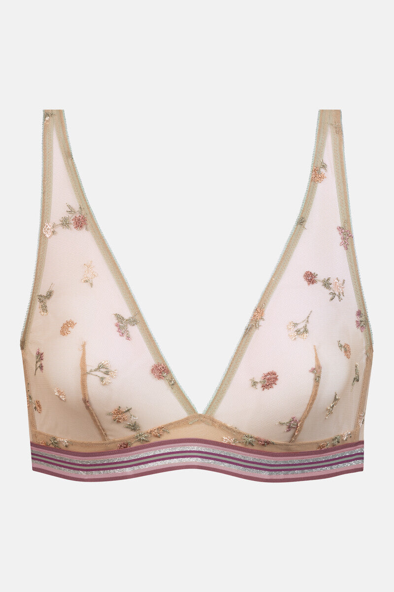 MEY Serie Poetry Bloom & Memory Triangle Bra