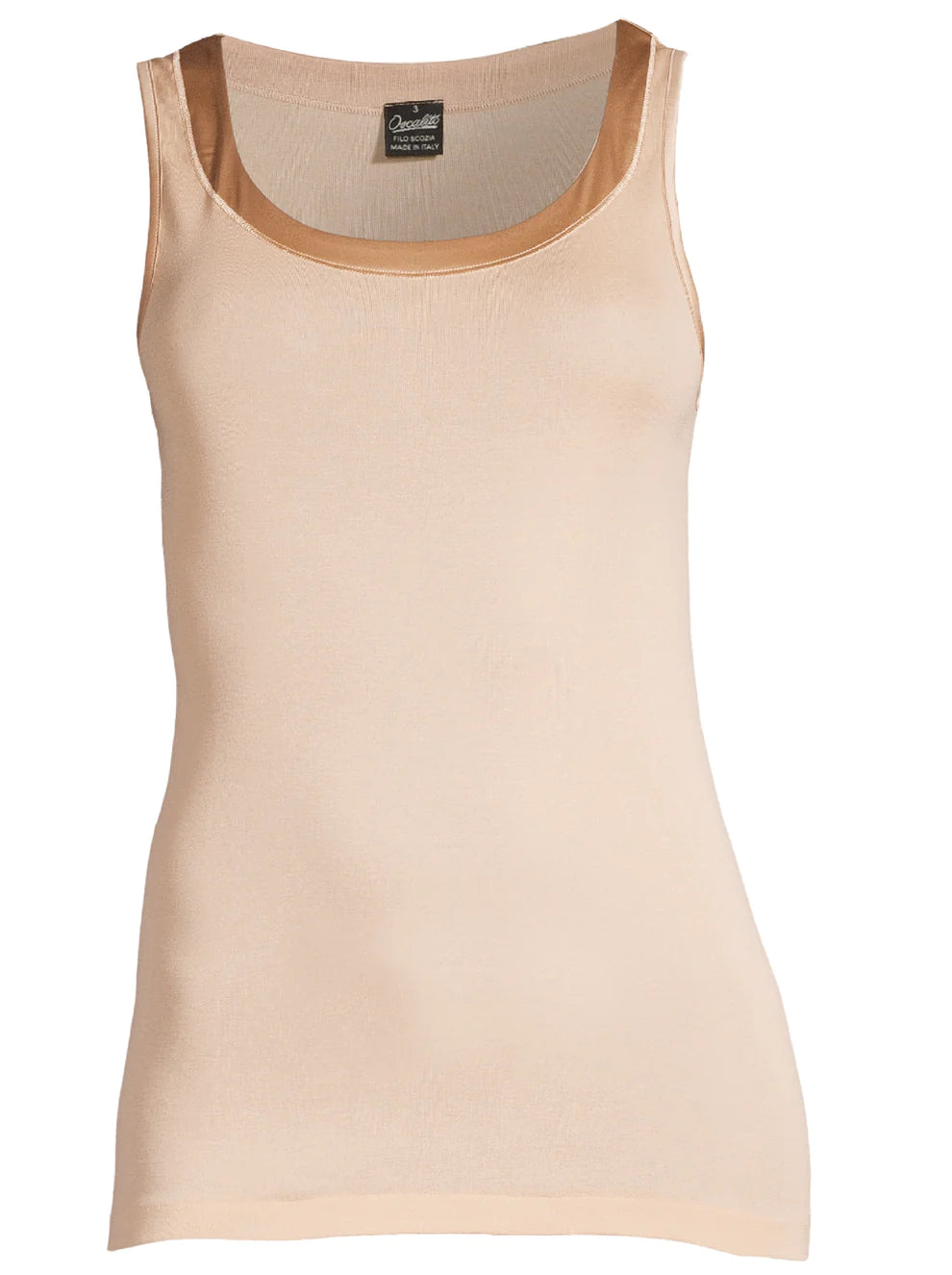 Oscalito Filoscozia Tank Top with Satin Edges