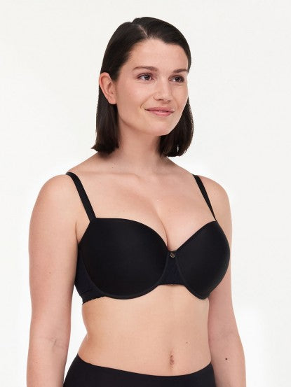 Chantelle Lucie Lace Comfort Smooth Custom Fit Demi T-Shirt Bra