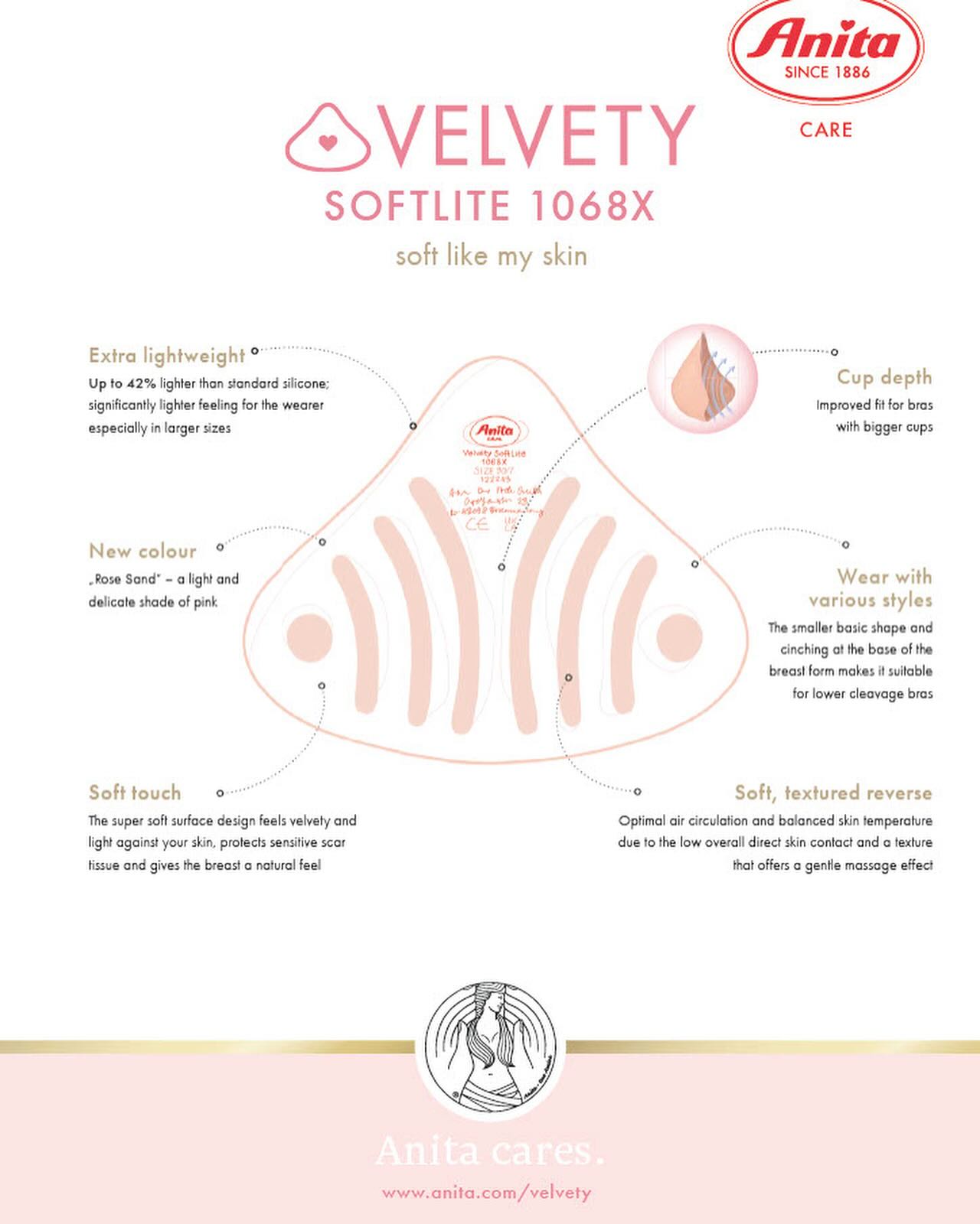 Anita Velvety SoftLite Breast Form