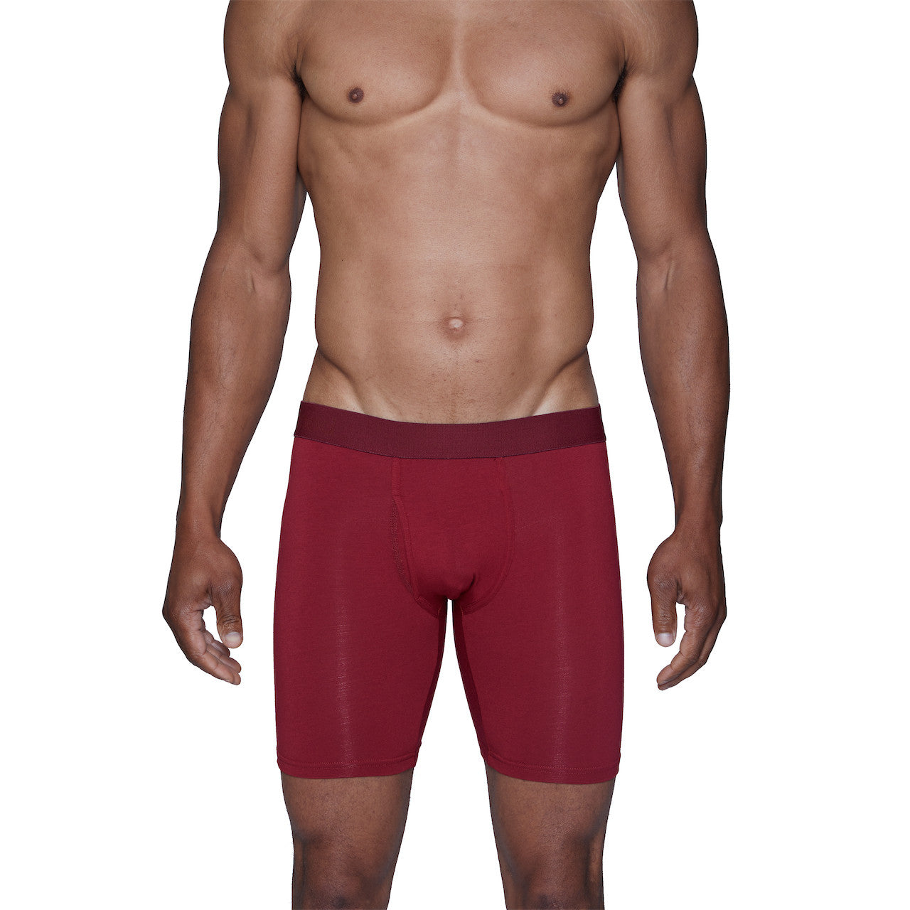 WOOD Long Leg Biker Boxer Brief