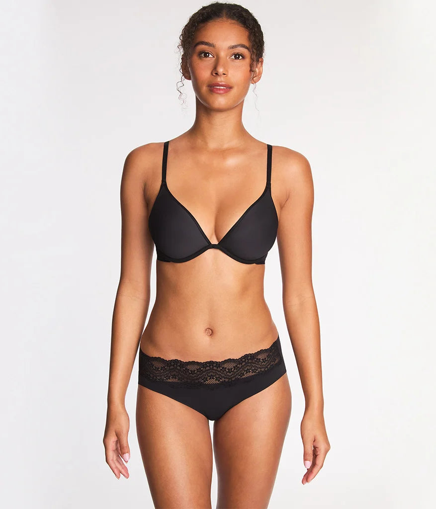 b.tempt'd Full Transparency Plunge T-shirt Bra