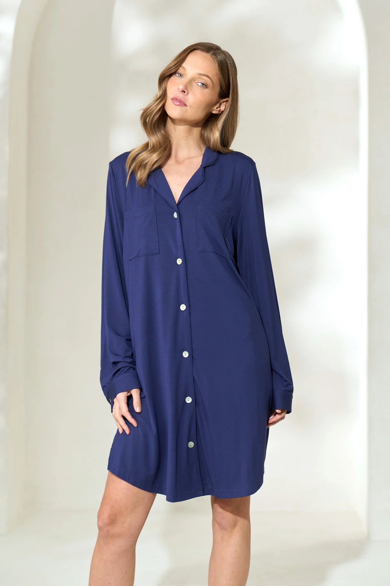 By Catalfo Modal Boyfriend Shirt