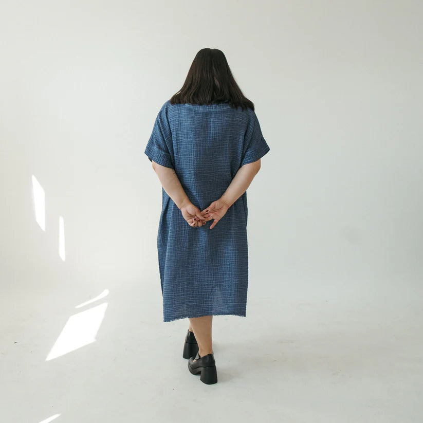 Pokoloko Crinkle Cotton Balloon Dress