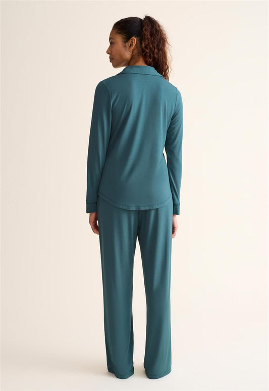 Fleurt Button Down Pajama Set