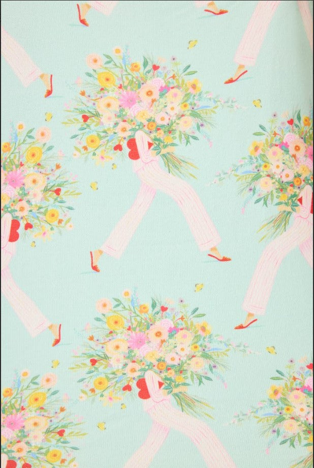 PJ Salvage Adrian Valencia x PJS Floral Night Shirt