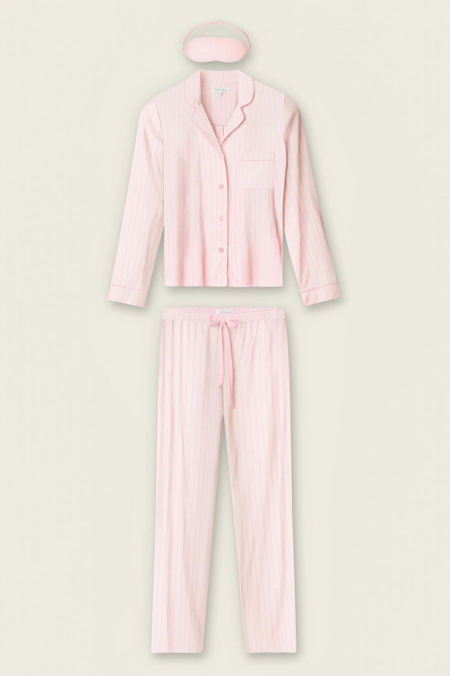 PJ Salvage Modal Basics Long Sleeve PJ Set