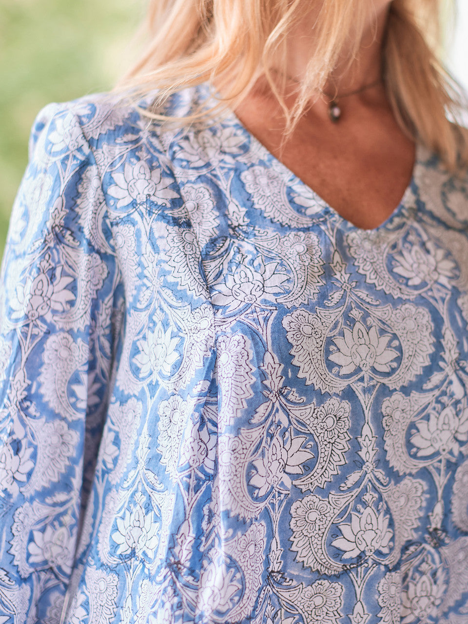April Cornell Bali Blockprint Tunic