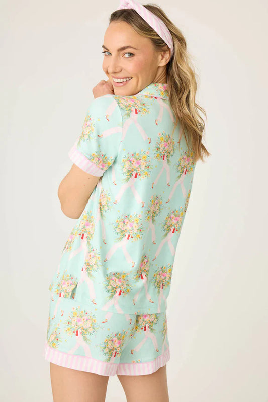 PJ Salvage Adrian Valencia x PJS Floral 3-Piece PJ Set