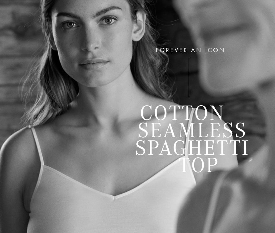 Hanro Cotton Seamless V-Neck Camisole