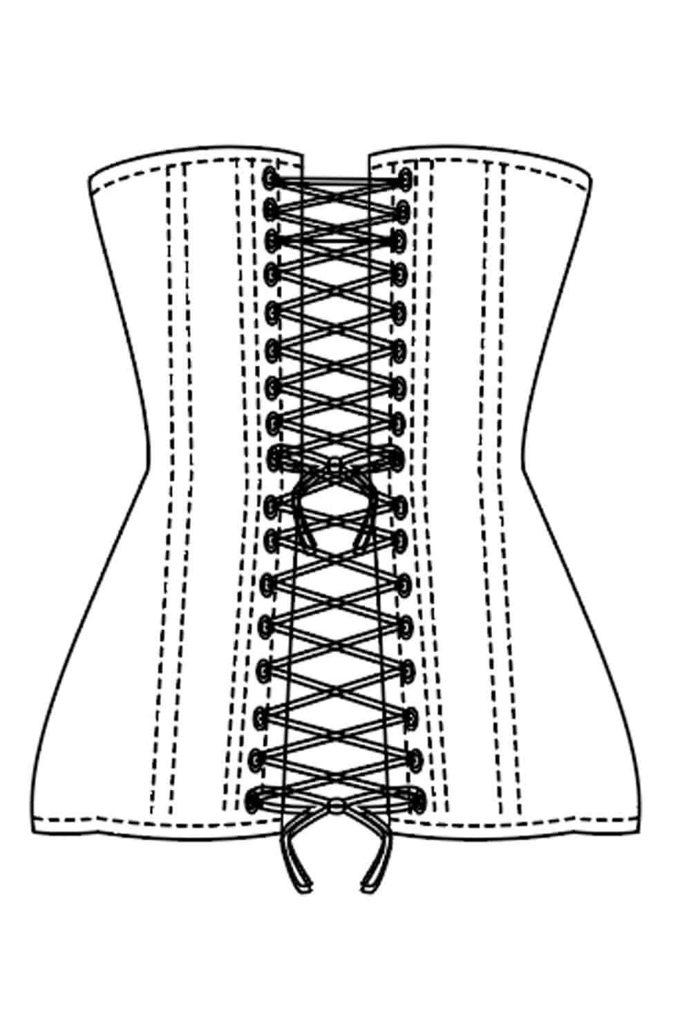 Lace Embrace Edwardian Underbust Corset