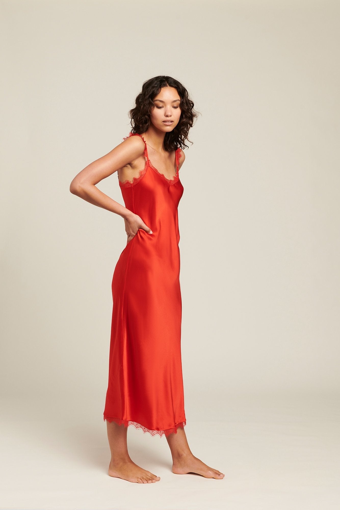Ginia Sonata Silk Gown