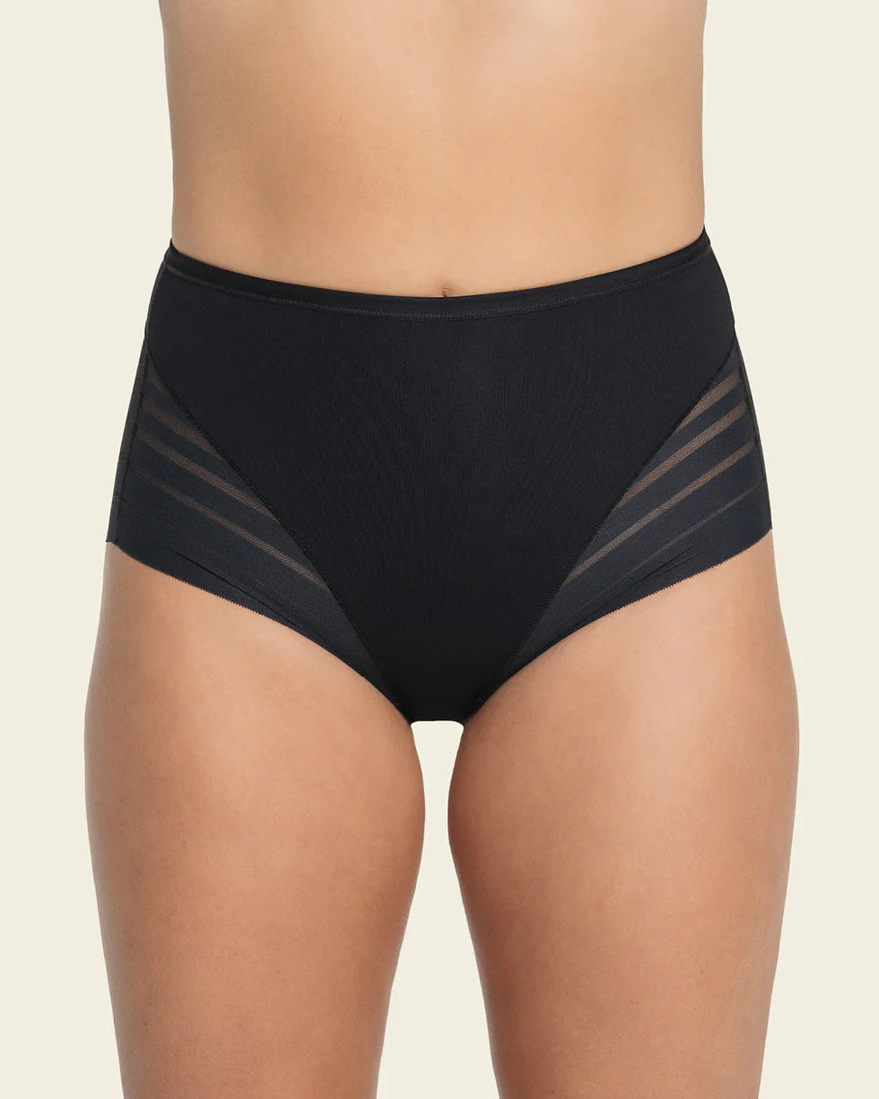 Leonisa Lace Stripe Undetectable Classic Shaper Panty