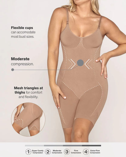 Leonisa Full Coverage Seamless Shaping Bodysuit