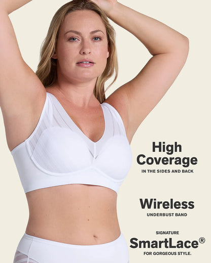 Leonisa Daily Lace Wireless Support Bra