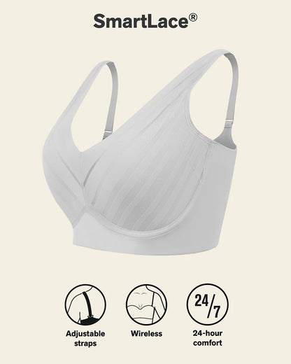 Leonisa Daily Lace Wireless Support Bra