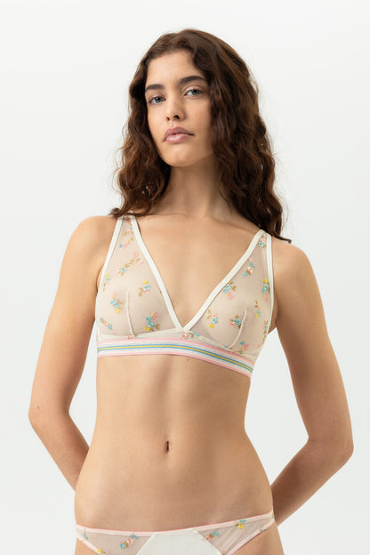 MEY Serie Poetry Flowery Triangle Bra