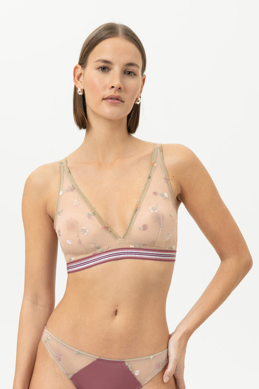 MEY Serie Poetry Bloom & Memory Triangle Bra