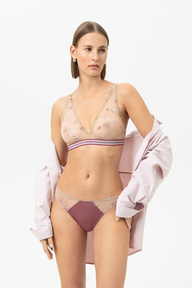MEY Serie Poetry Bloom & Memory Triangle Bra