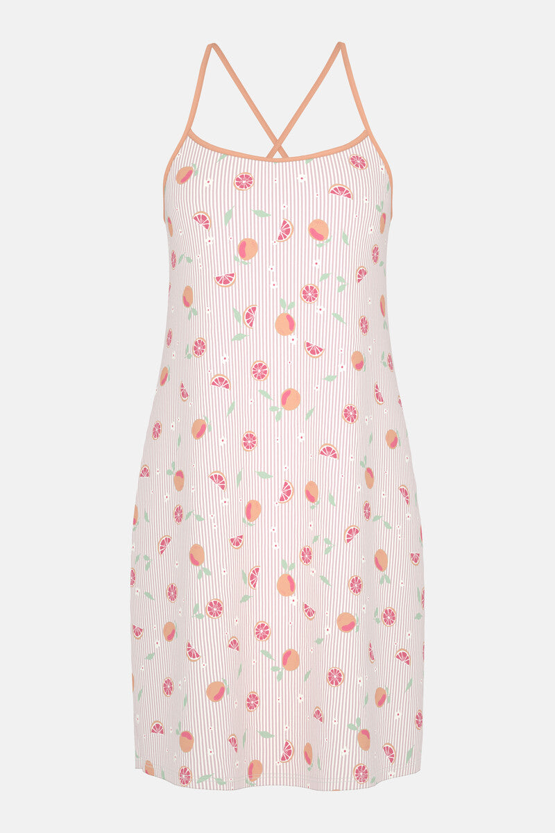MEY Serie Grapefruit Bliss Spaghetti Sleepshirt