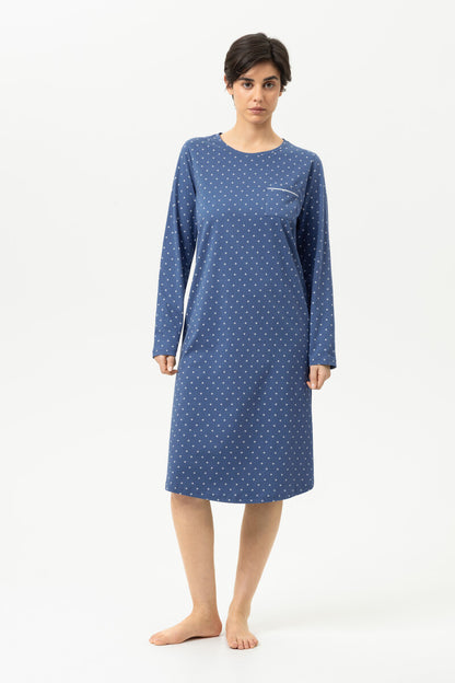 MEY Serie Polka Dot Dreams Long Sleeve Sleepshirt