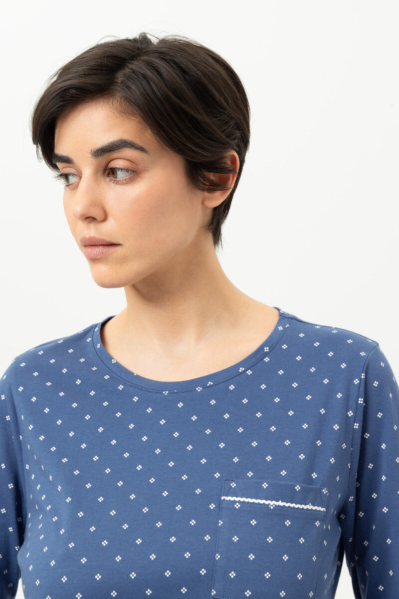 MEY Serie Polka Dot Dreams Long Sleeve Sleepshirt