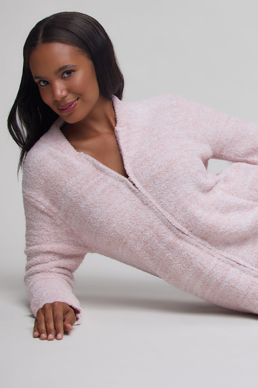 Barefoot Dreams CozyChic Full Zip V-Neck Lounger