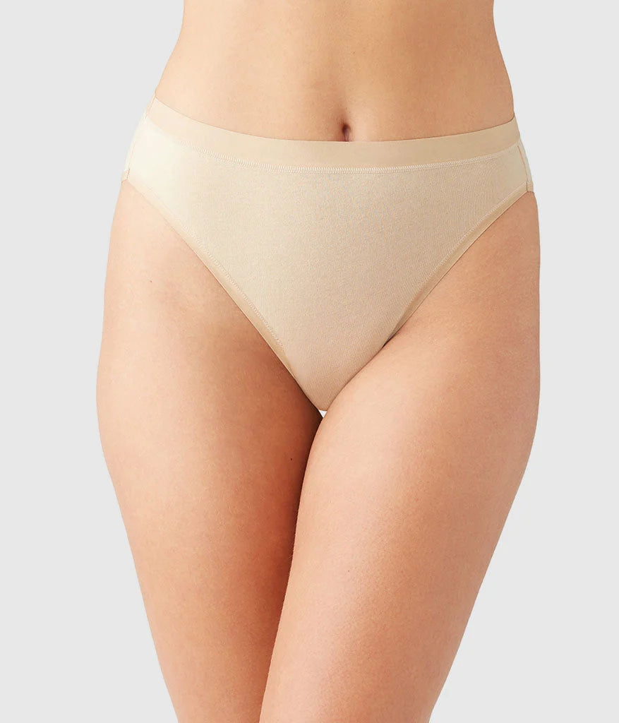 Wacoal Understated Cotton Hi Cut Brief