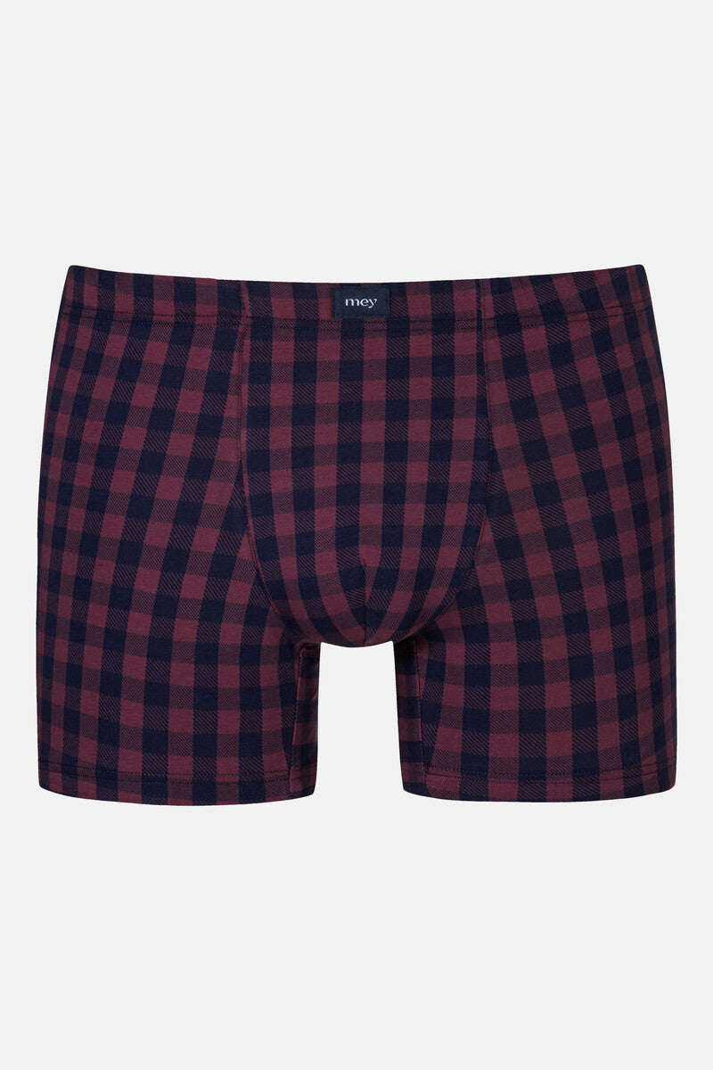 MEY Men's Lumber Grid Long Shorty