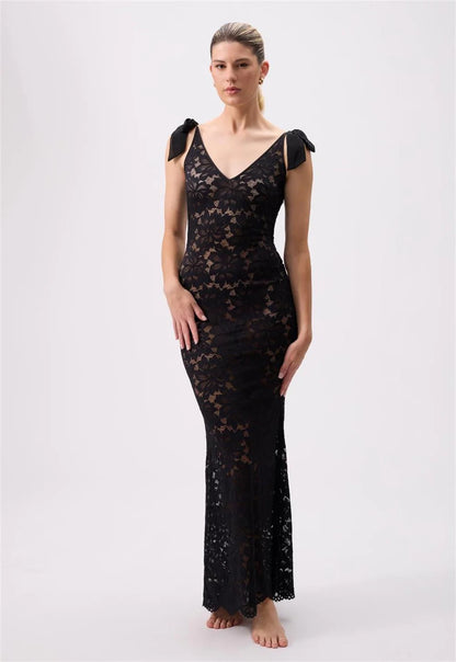 Rya Collection Amour Lace Long Gown