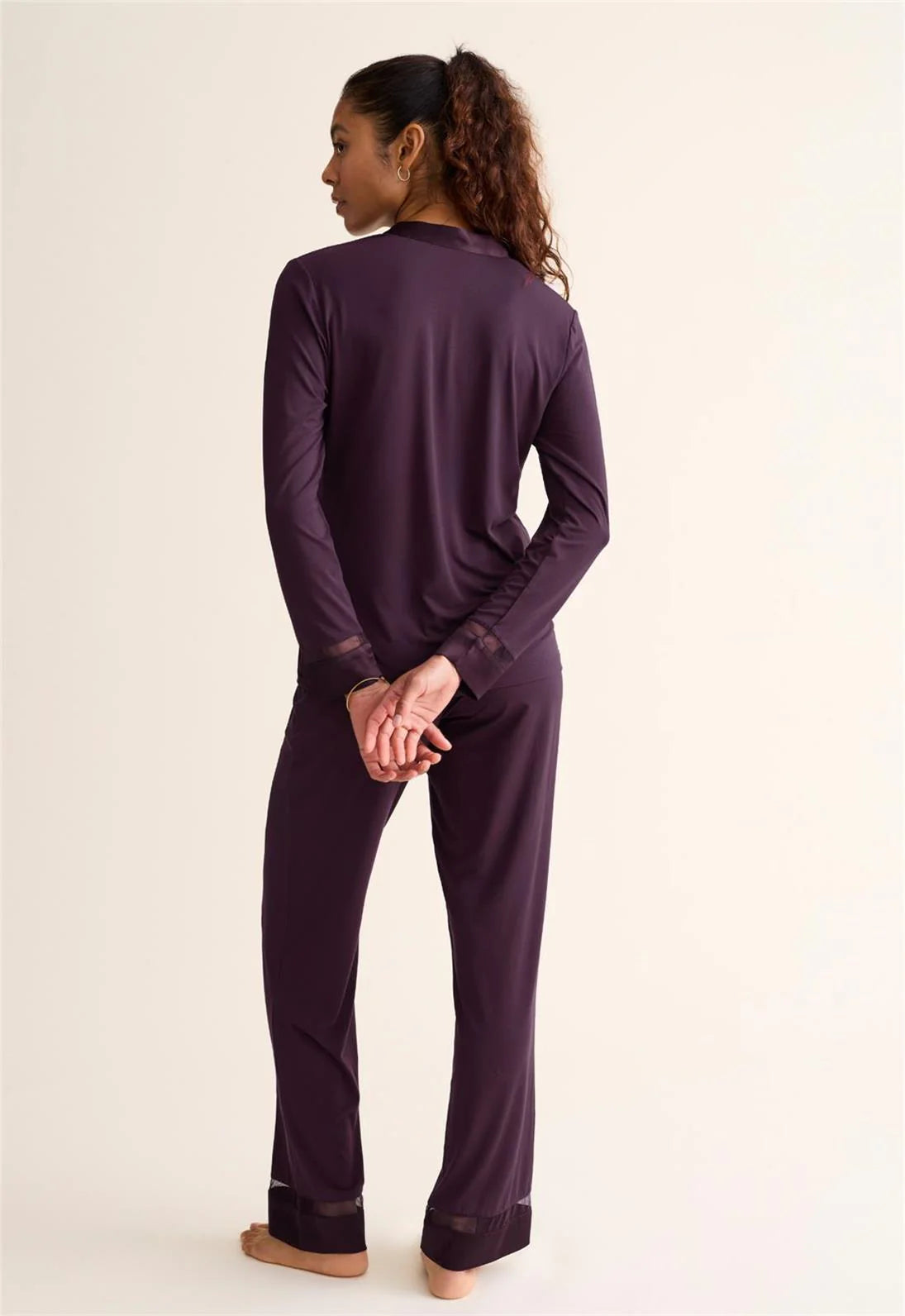 Fleurt Tuxedo Modal Pajama Set