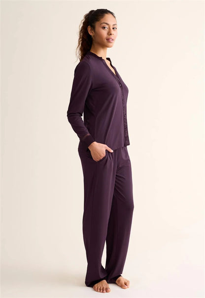 Fleurt Tuxedo Modal Pajama Set