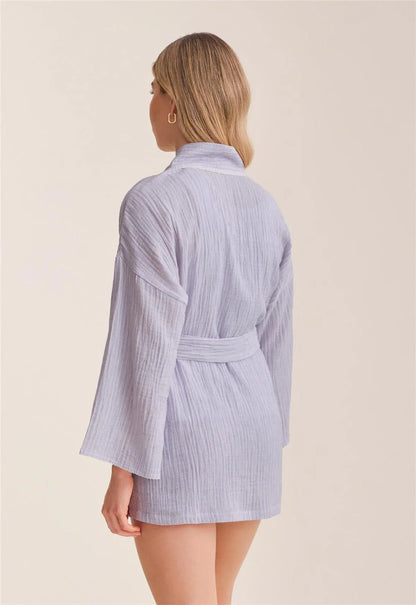 Fleurt Coastal 3 Piece Travel Pajama Set