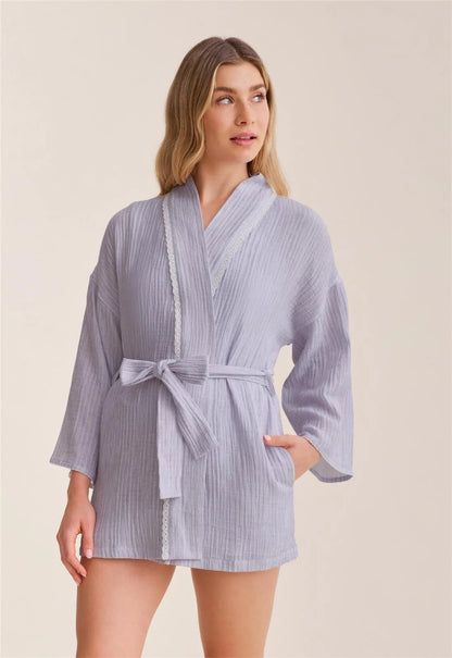 Fleurt Coastal 3 Piece Travel Pajama Set