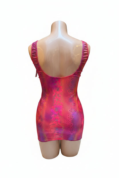 Fagioni Inc Shiny Scoop Neck Dress