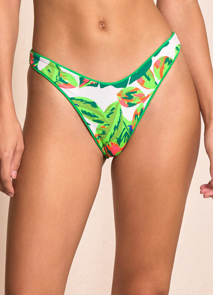 Maaji Parakeet Green Splendour High Leg Bikini Bottom