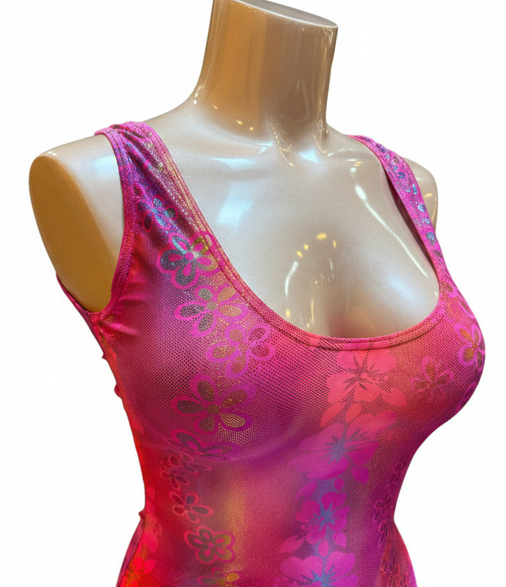Fagioni Inc Shiny Scoop Neck Dress