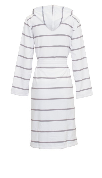 Carl Ross Zipper Hooded Bathrobe