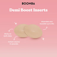 BOOMBA Demi Boost Inserts - Beige / Small (A/B/C Cup)