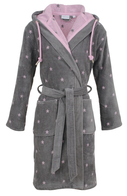 Carl Ross Cotton Velour Star Bathrobe