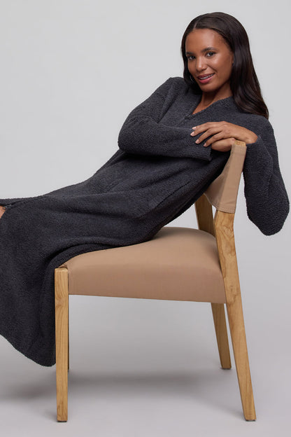 Barefoot Dreams CozyChic Full Zip V-Neck Lounger