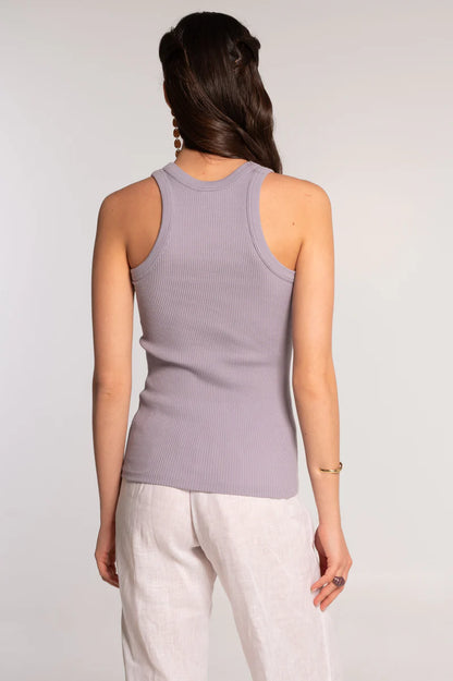 Oscalito Cotton Rib Halter Neck Tank