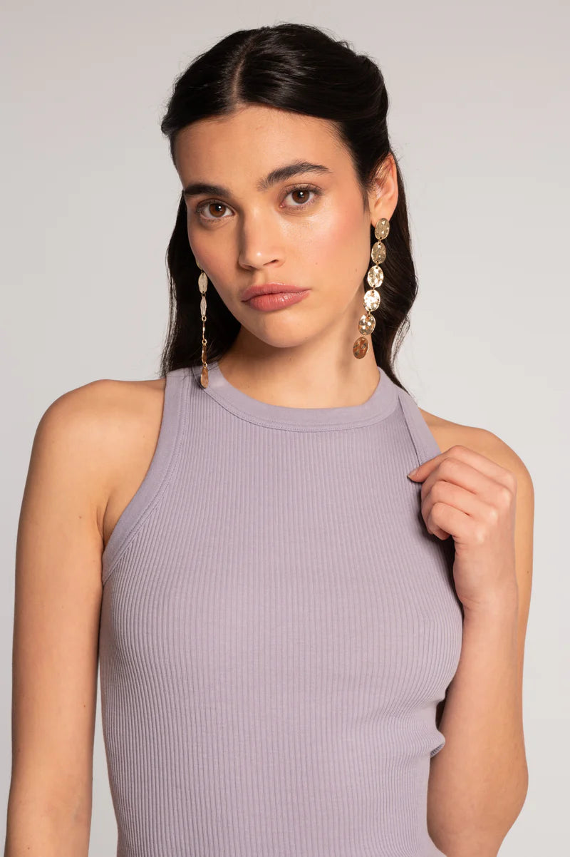 Oscalito Cotton Rib Halter Neck Tank