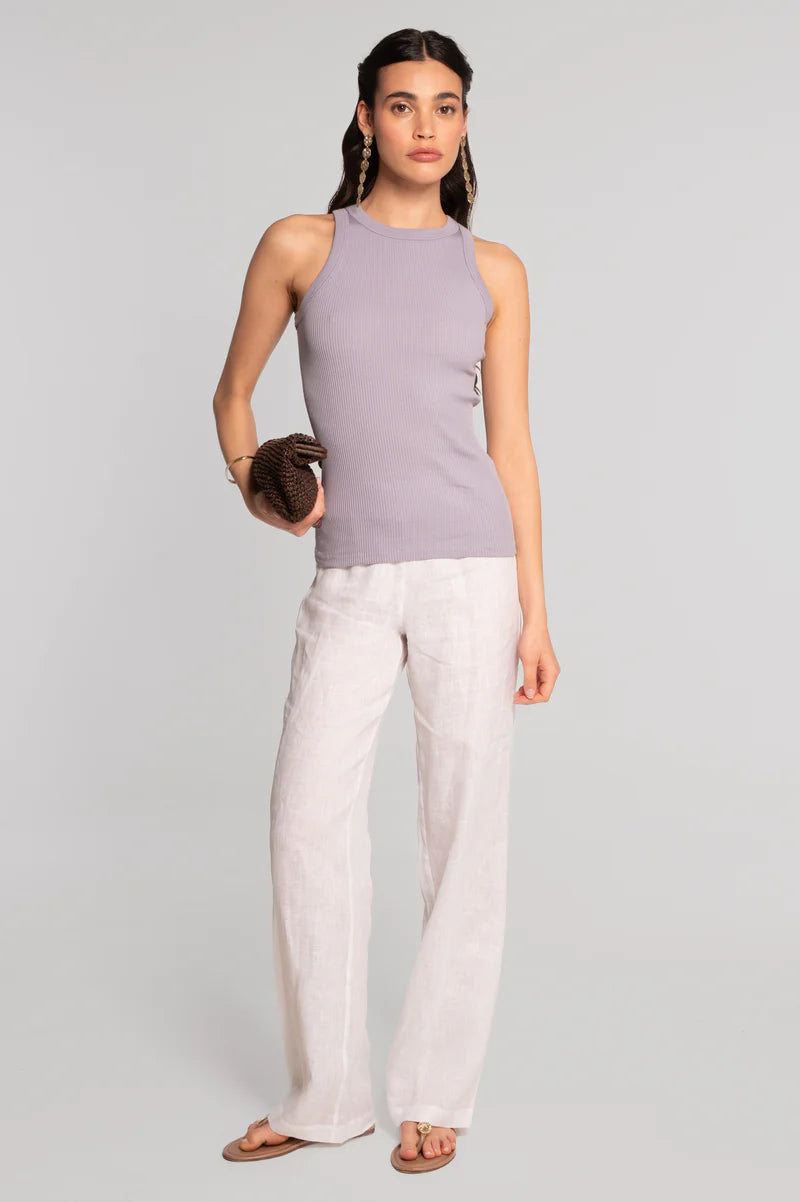Oscalito Cotton Rib Halter Neck Tank