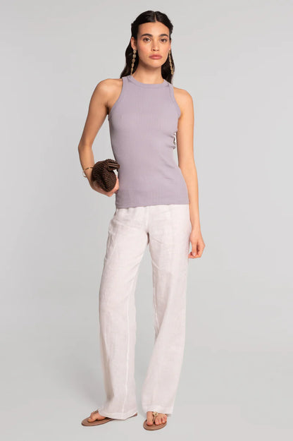 Oscalito Cotton Rib Halter Neck Tank