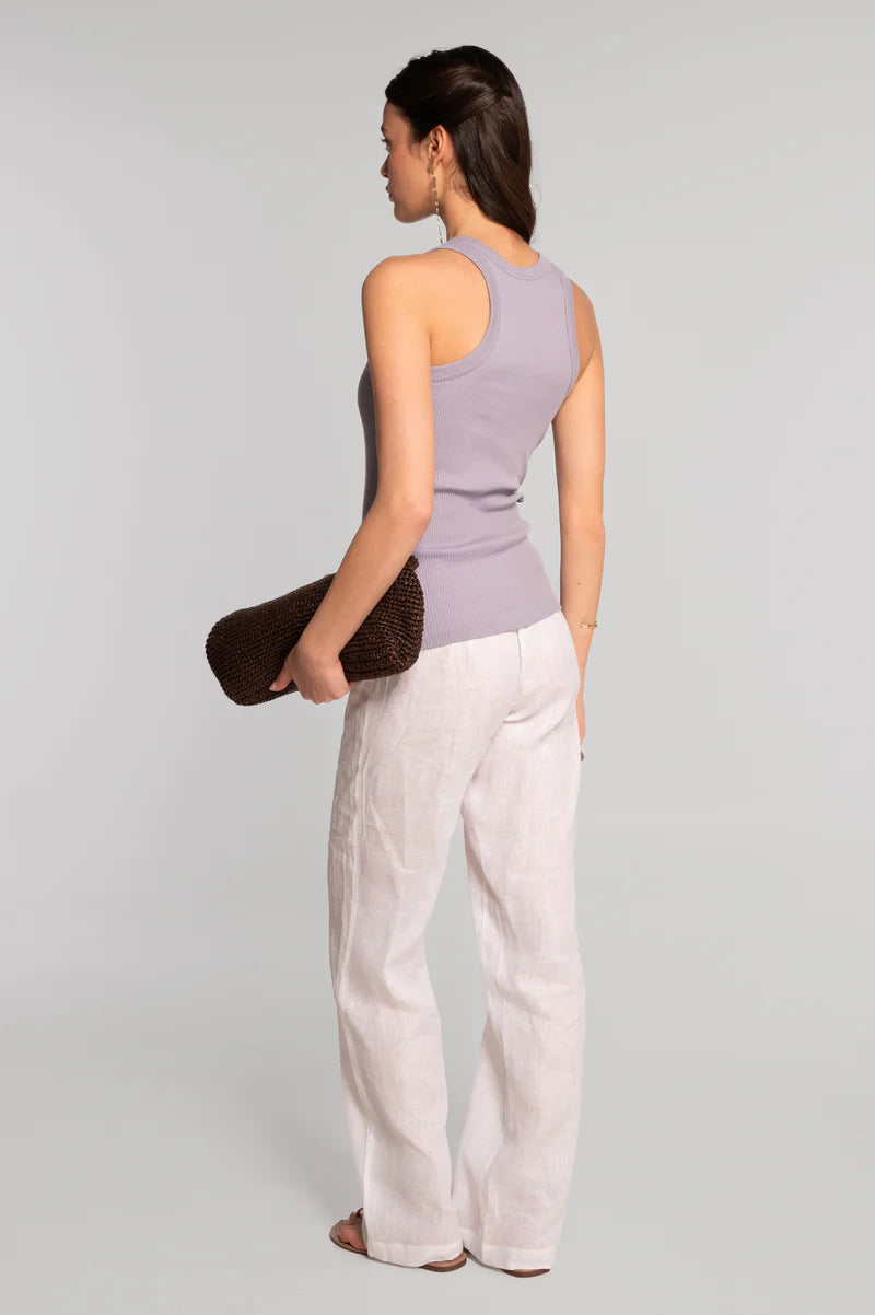 Oscalito Cotton Rib Halter Neck Tank