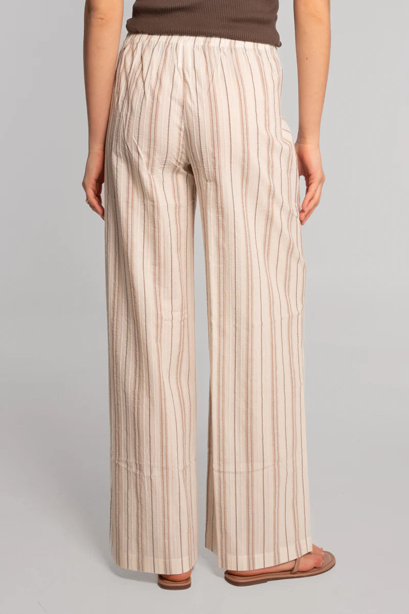 Oscalito Striped Cotton Poplin Wide-Leg Trousers